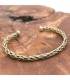 Bracelet Jonc Cuivre et Laiton Guérison Préventive de l'Arthrite Modèle 23