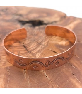 Bracciale rigido in rame e ottone Guarigione Preventiva Artrite Modello 25