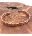 Bracciale rigido in rame e ottone Artigianato marocchino Guarigione Preventiva Artrite Modello 14