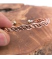 Pulsera Brazalete de Cobre y latón Curativo Preventivo Artritis Modelo 32