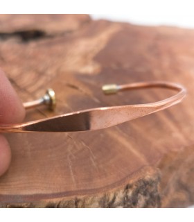 Bracciale rigido unisex in rame e ottone per la guarigione dell'artrite preventiva modello 39