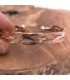 Pulseira unissex de cobre e latão para tratamento preventivo de artrite modelo 40
