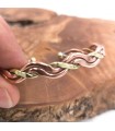Bracciale rigido unisex in rame e ottone per la guarigione dell'artrite preventiva modello 42