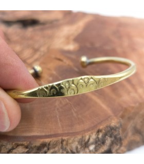 Bracciale rigido unisex in rame e ottone per la guarigione dell'artrite preventiva modello 43