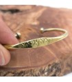 Bracciale rigido unisex in rame e ottone per la guarigione dell'artrite preventiva modello 43