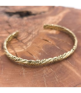 Bracciale rigido unisex in rame e ottone per la guarigione dell'artrite preventiva modello 44
