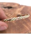 Bracelet Jonc Unisexe Cuivre et Laiton Guérison Préventive de l'Arthrite Modèle 46