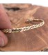 Bracelet Jonc Unisexe Cuivre et Laiton Guérison Préventive de l'Arthrite Modèle 48