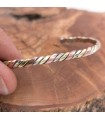 Bracelet Jonc Unisexe Cuivre et Laiton Guérison Préventive de l'Arthrite Modèle 49