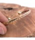 Bracelet Jonc Unisexe Cuivre et Laiton Guérison Préventive de l'Arthrite Modèle 50