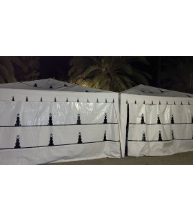 SEGUNDA MANO - OCASION - Jaima Marroquí Estilo Árabe Carpa 5 x 5 m - PVC Estructura - Fiestas Eventos Decoraciones