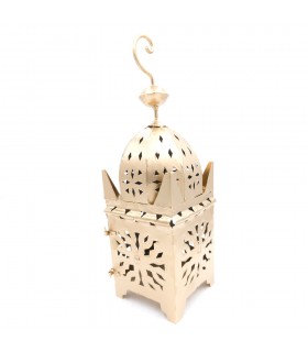 Lampada da terra araba dorata Artigianato marocchino Esterno o interno Decorazione Andalusi Modello Hadid Dhahbi