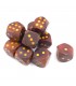 Handcrafted Wood Dice - Tuya Root (sabina wood) - 4 Public Sizes