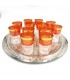 Juego 12 Vasos de Te Moruno Grandes - Decoración Andalusí - Modelo Mozarabe 180ml