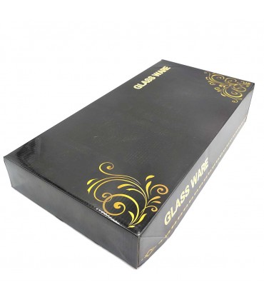 Juego 12 Vasos de Te Moruno Grandes - Decoración Andalusí - Modelo Mozarabe 180ml
