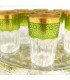 Juego 12 Vasos de Te Moruno Grandes - Decoración Andalusí - Modelo Mozarabe 180ml