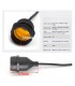 Cable Impermeable + portalámparas IP67 con portalámparas para lámpara ignífugo integrado, E27