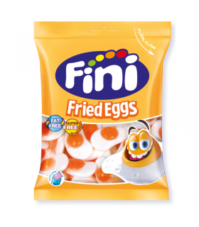 Huevo Frito Liso Golosinas Halal - Sin Gluten y 0% Grasa - Fini - 90 gr