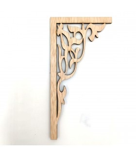 Angoli decorativi in legno per mobili, ante, armadi - modello barocco 3