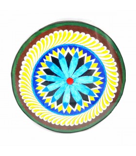 Dekoratives Bild – handgemaltes Blumen-Geometrie-Stil Asien – Modell Hak 26