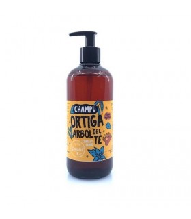 Anti-grasso - albero di tè e ortica - naturale shampoo 500 ml