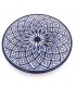 Asfi Handmade Pizza Trinchero Plate Hand Painted Geometric Designs by Alandalus