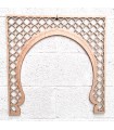 Bois de célosie découpé au laser andalou design andalou modèle Bab Alcazar