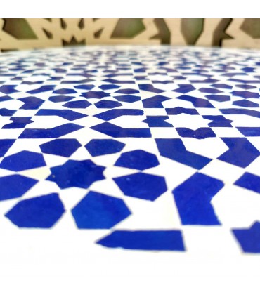 Andalusian handmade mosaic table for garden and terrace: A touch of Arab charm for the summer Tarudan 2 Model