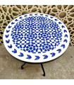Tavolo andaluso in mosaico fatto a mano per giardino e terrazzo: un tocco di fascino arabo per il modello estivo Tarudan 2