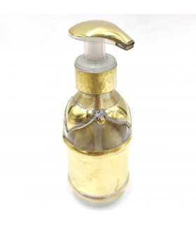 Porte-savon en laiton gaufré pour la salle de bain : décoration marocaine de style andalou - Modèle Suyayatun