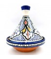 Tajin in ceramica dipinta marocchina - Modello Tetuan Kabir di Asfi Crafts: autentico e squisito!