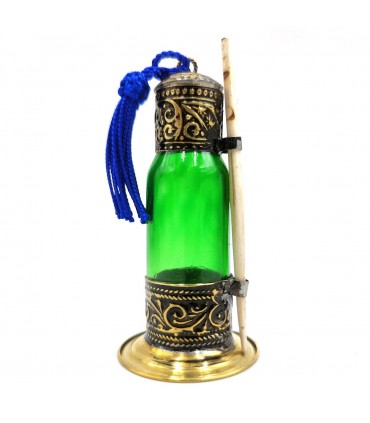 Applikatorbehälter und Khol-Halter – Kohl – Kristall- und Alpalka-Augentropfen – Holzstab (Kujul)