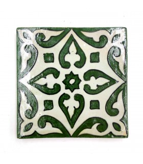 Andalusische Zellige Nazari-Mosaikfliese 15 x 15 cm – handgefertigt – Modell 93