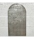 Ventana Árabe - Celosía Metal Árabe Modelo Naafila Abiad - 60 x 34 cm - Metal de 3 mm