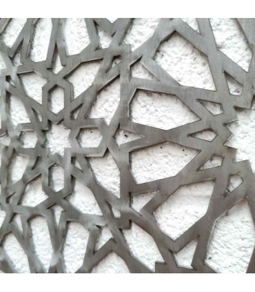 Fenêtre Arabe - Treillis Métallique Arabe - 60 x 34 cm - Métal 3 mm