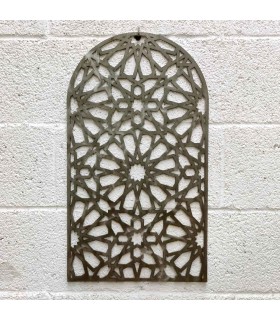 Arabic Window - Arabic Metal Lattice - 60 x 34 cm - 3 mm Metal