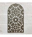 Ventana Árabe - Celosía Metal Árabe - 60 x 34 cm - Metal de 3 mm