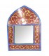 Specchio andaluso decorativo - Stile vintage fatto a mano - Modello Hak nº20 - 36 x 27 cm - Retro in sughero naturale