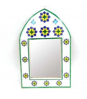 Espejo Andalusí Decorativo - Estilo Vintage Artesanal - Modelo Hak nº20 - 42 x 27 cm