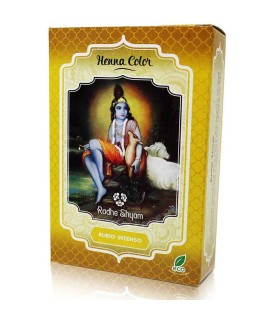 Polvere bionda intensa di Henna Radhe: colorante naturale per un biondo brillante