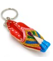 Handgefertigter Schlüsselanhänger in Form eines offenen Schuhs – verschiedene Farben | Einzigartiges Souvenir aus Pakistan und I