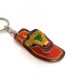 Llavero Artesanal en Forma de Sandalia - Colores Surtidos | Souvenir Exclusivo de Pakistán e India
