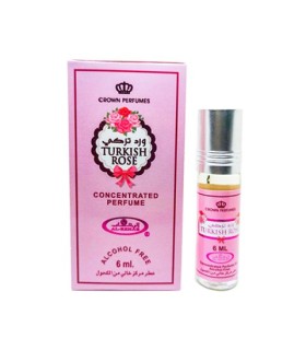 Turkish Rose Perfume by Al-Rehab - 3 ml - Floral Elegance in Every Drop