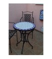 Handcrafted Mosaic Table from FEZ - TANGER Model - Ancestral Tradition of Al-Andalus