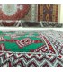 Tapis turkmène de la mer Caspienne - Conception géométrique de bande de bazoo - 190x138 cm