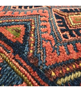 Afghanischer Hirat-Kelimteppich – geometrisches Design – 198 x 144 cm