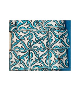 Azulejo Turquesa Zellige 5x5 cm - FEZ