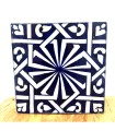 Azulejo Andalusí Zellige AZUL Nazari 15x15 cm - Artesanal - Modelo 94