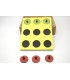 Jeu Tic Tac Toe avec des pièces de treillis arabes
