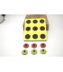 Jeu Tic Tac Toe avec des pièces de treillis arabes